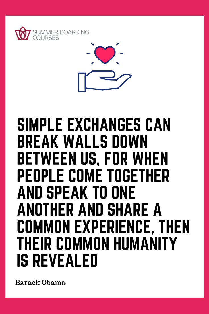 Simple exchanges break down walls