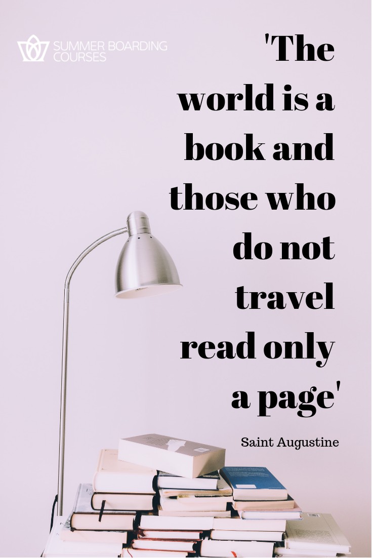 The world is a book quote