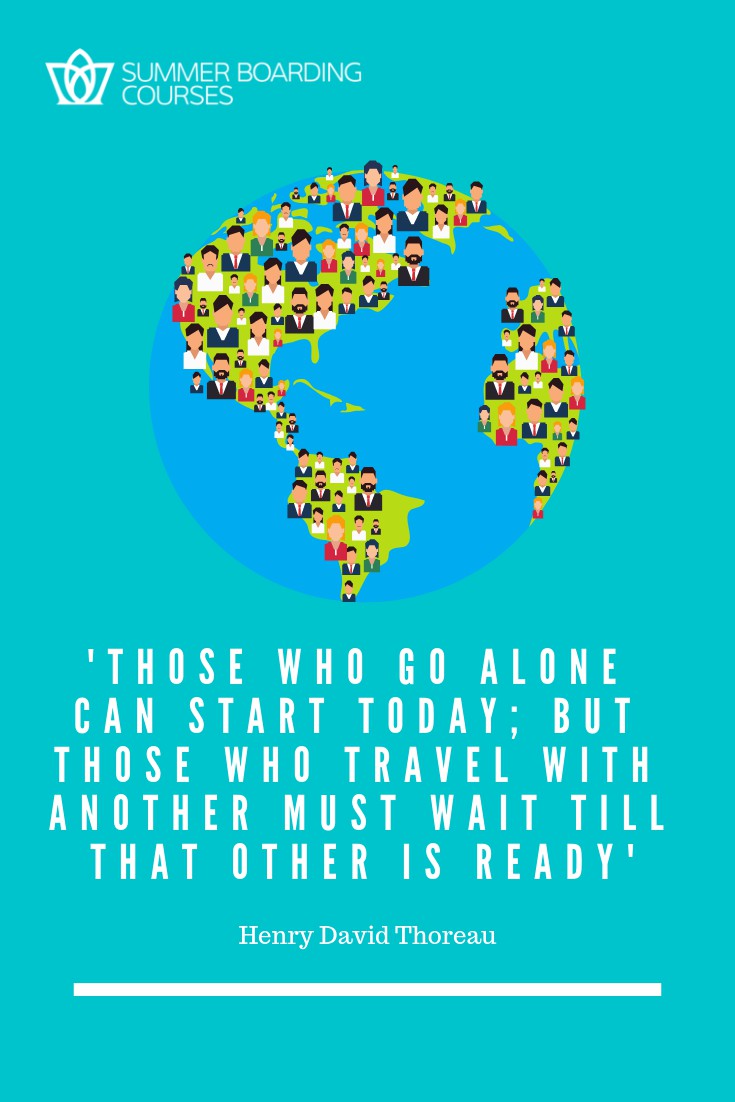 The man who goes alone can start today