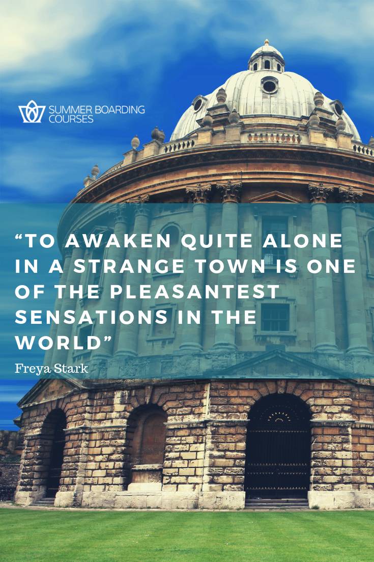 To awaken quite alone in a strange town is one of the pleasantest sensations in the world 