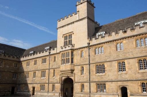 Wadham College building within Oxford College