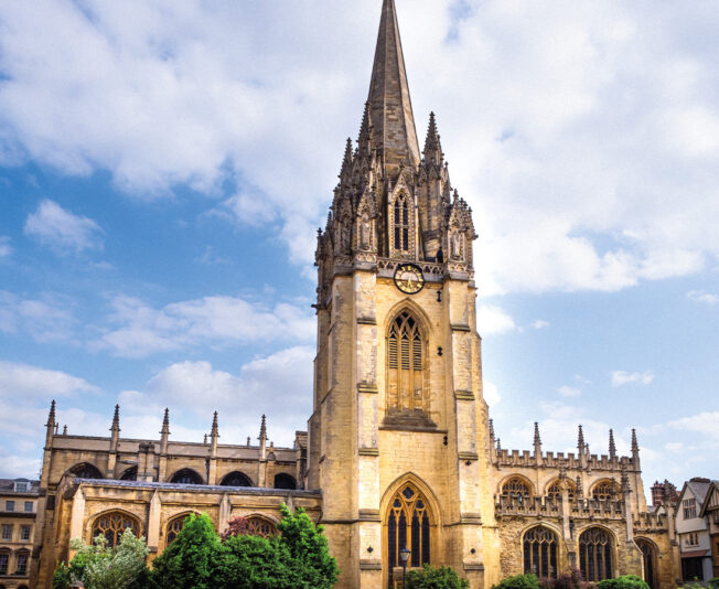 A church building in Oxford seen by students of Summer Boarding Courses when visiting Oxford