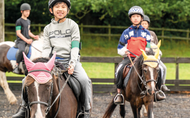 Students_Horse-Riding_English-Plus_Canford Summer School